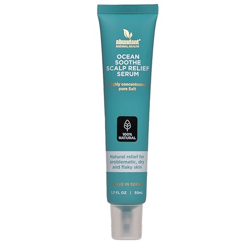 Abundant Natural Health Scalp Treatment - Magnesium Salt Relief for Flaky Skin - 50mL