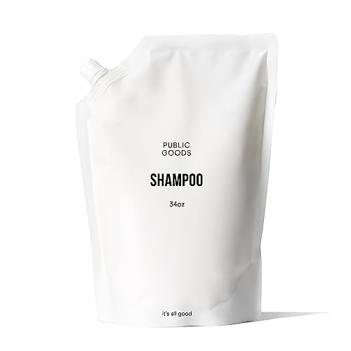 Public Goods Natural Shampoo - Nourishing Organic Oils, Sulfate & Paraben Free - 34oz Refill