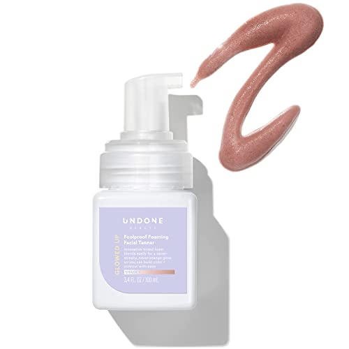 Undone Beauty Self Tanner - Buildable Color, Flawless Blends, Vegan & Paraben Free - Light