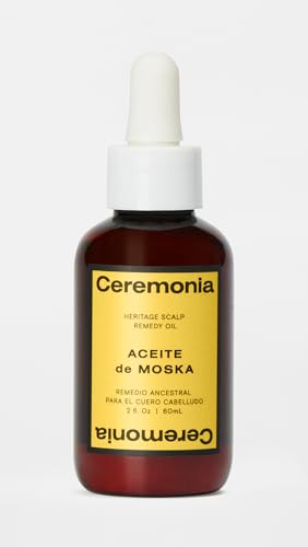 Ceremonia Hair Oil - Nourishing Scalp Treatment, Frizz Control, Cruelty-Free - 2 oz