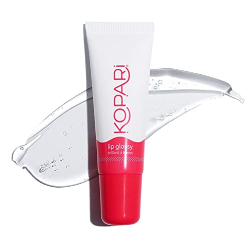 Kopari Coconut Lip Gloss - Hydrating Shine with Organic Coconut Oil, Vitamin E - 0.35 Oz