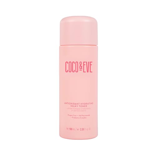 Coco & Eve Milky Toner - Boosts Hydration & Radiance, Antioxidants & Probiotics - 3.38oz