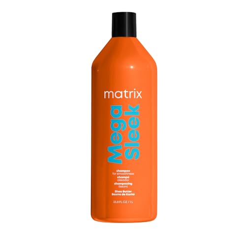 Matrix Mega Sleek Shampoo - Tames Frizz, Moisturizes & Smooths Dry Hair - 33.8 fl oz