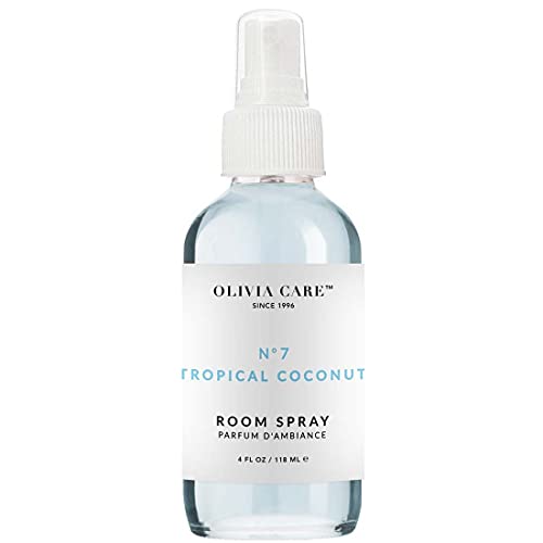 Olivia Care Room Spray - Tropical Coconut Scent, Multi-Use Odor Eliminator - 4 FL OZ