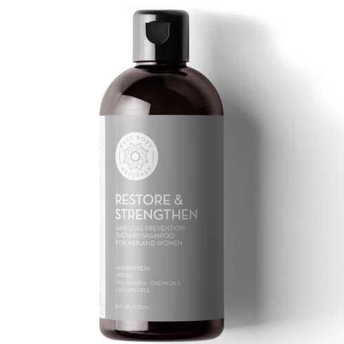 Pure Body Naturals Hair Loss Shampoo - Restores Strength, DHT Blocker, 16oz for All Hair Types