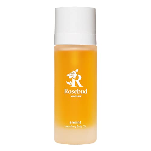 Rosebud Woman Anoint Body Oil - Nourishes Skin, Supports Collagen, Helps with Scars - 4oz