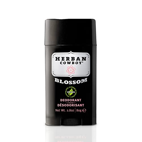 Herban Cowboy Women's Deodorant - Vegan, Plant-Based Odor Protection, Blossom Scent - 2.8oz