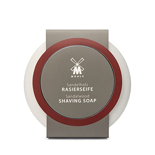 MÜHLE SHAVE CARE Shaving Soap - Nourishing Aloe & Sandalwood, Plant-Based, 65g