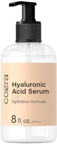 Coera Face Serum - Hydrating Hyaluronic Acid, Non-GMO & Gluten-Free, 8 oz Formula
