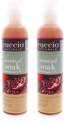 Cuccio Naturale Scentual Soak - Hydrating Foot & Hand Care, Pomegranate & Fig - 8 Oz