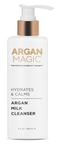 Argan Magic Face Cleanser - Hydrates & Calms Sensitive Skin, Paraben & Cruelty Free - 8 Fl Oz