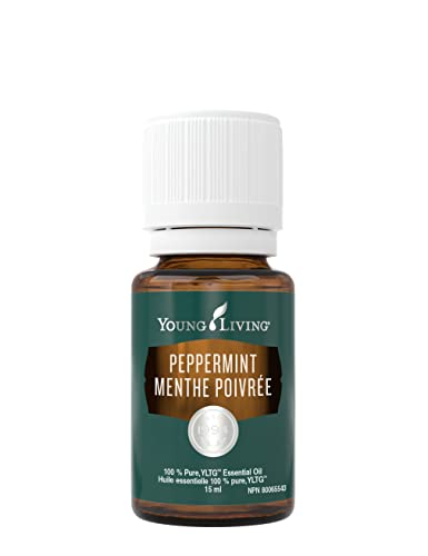 Young Living Peppermint Essential Oil - Invigorating, Soothing, Responsibly Sourced - 15ml
