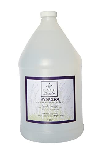 Tumalo Lavender Hydrosol - 100% Pure Organic Floral Water for Aromatherapy & Skincare - 1 Gallon