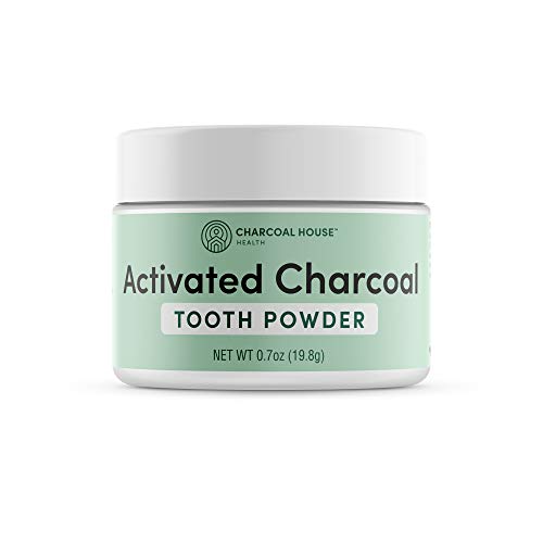 Charcoal House Teeth Whitening Kit - Natural Stain Remover, Breath Freshener - Unflavored