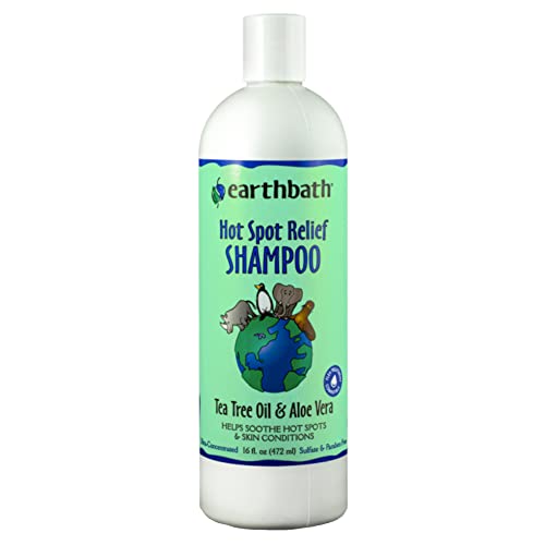 earthbath Dog Shampoo - Relieves Itching & Skin Conditions, Natural Ingredients - 16oz