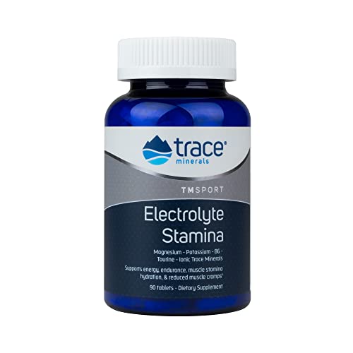 Trace Minerals Electrolyte Stamina Tablets - Boost Energy & Hydration, Vegan, 90 Count