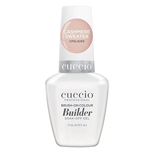 Cuccio Pro Nail Gel - Strengthens Natural Nails, Long-Lasting Adhesion - Cashmere Sweater, 0.43 oz