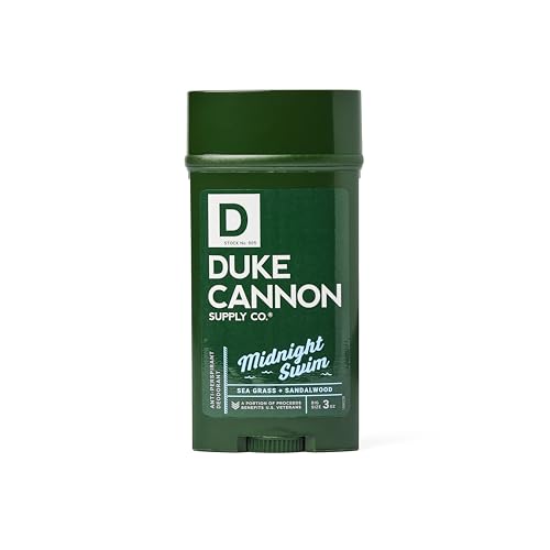 Duke Cannon Deodorant - Heavy Duty Sweat & Odor Protection, Aloe & Vitamin E - 3 oz