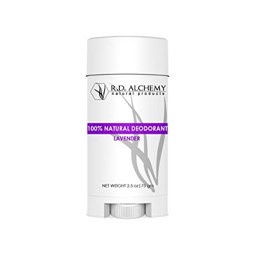 RD ALCHEMY Lavender Deodorant - Natural Odor Control, Aluminum-Free, Vegan - 2.5 oz