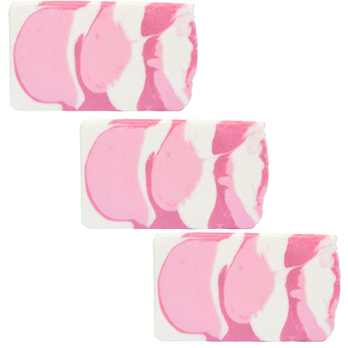 Luxiny Natural Soap Set - Moisturizing Handmade Bars, Floral Bouquet Scent - 3 Pack