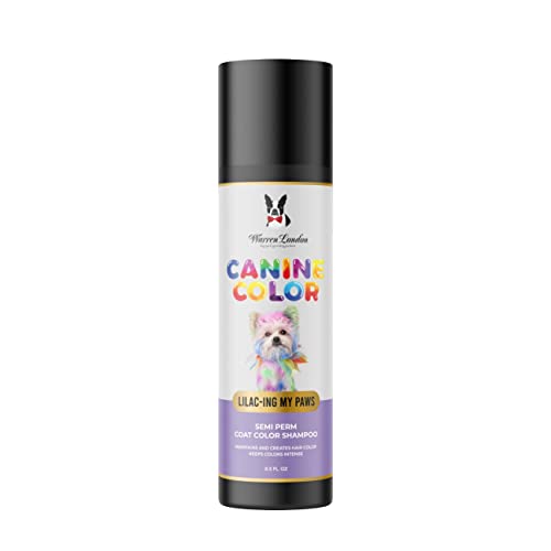 Warren London Pet Shampoo - Safe Semi-Permanent Color, Easy Application - Lilac-ing My Paws
