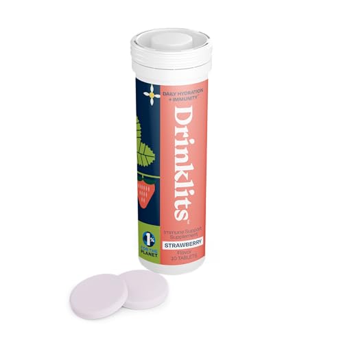 Drinklits Immune Defense Supplement - Supports Wellness with Vitamins & Herbal Blend - 10 Tablets