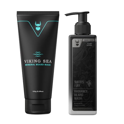 The Beard Struggle Beard Care Set - Deep Cleansing, Rejuvenates Hair, Vegan - Platinum Collection