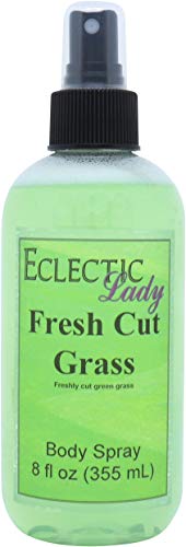 Fresh Cut Grass Body Mist - Hydrating, Handcrafted, Paraben-Free, Light Aroma - 8oz
