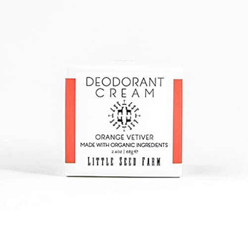 Little Seed Farm Natural Deodorant Cream - 24-Hour Odor Control, Aluminum & Baking Soda Free - 2.4oz