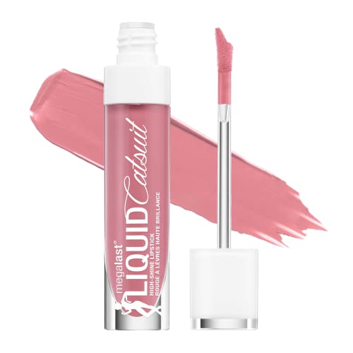 wet n wild MegaLast Catsuit Liquid Lipstick - Nourishing, Moisturizing Formula - Pink Flirt Alert
