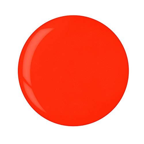 Cuccio Colour Powder Nail Polish - Vibrant Neon Tangerine, Strengthens Nails - 1.6 Oz
