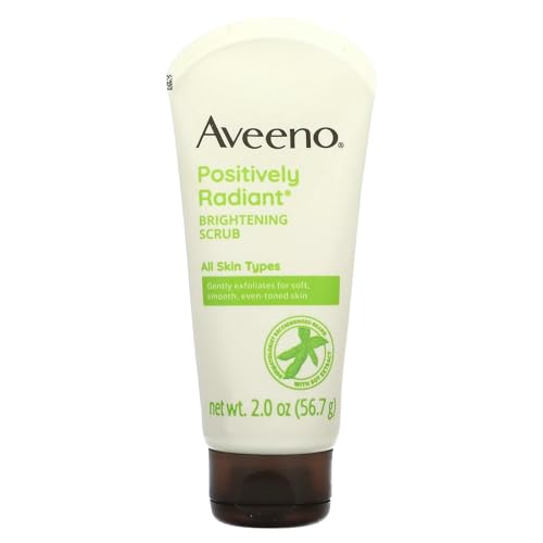 Aveeno Body Scrub - Brightens Skin for a Radiant Glow, Gentle Exfoliation - 2.0 oz