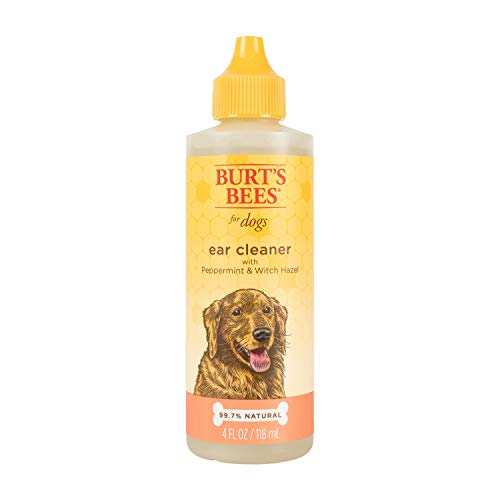 Burt's Bees Dog Ear Cleaner - Naturally Derived, Soothing Peppermint & Witch Hazel - 4oz