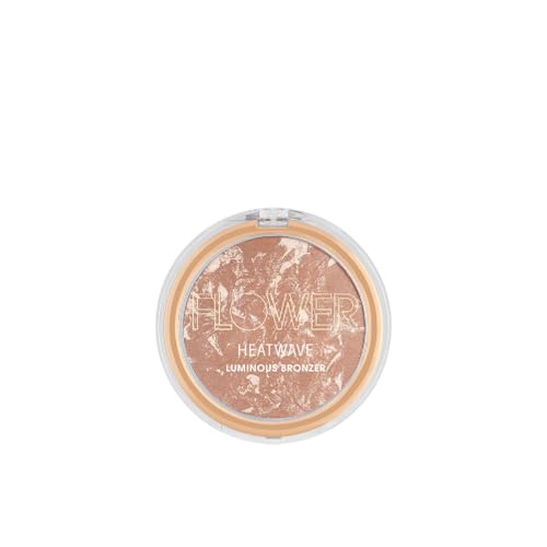 FLOWER BEAUTY Luminous Bronzer - Warm Glow, Vegan & Cruelty-Free - Matte Shimmering Powder