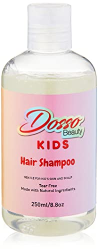 Dosso Beauty Kids Shampoo & Body Wash - All-Natural, Gentle Cleansing, Detangling - 250ml