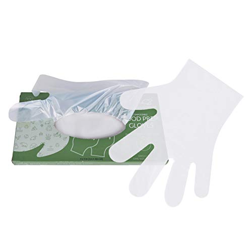 Earth's Natural Alternative Disposable Gloves - Compostable, Latex-Free, Food Prep - 100CT
