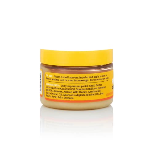 Africa's Secret Body Balm - Handcrafted Moisturizer, Unscented, 2oz