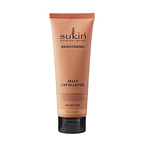 Sukin Brightening Jelly Exfoliator - Radiant Skin with Kakadu Plum & Jojoba - 4.23oz