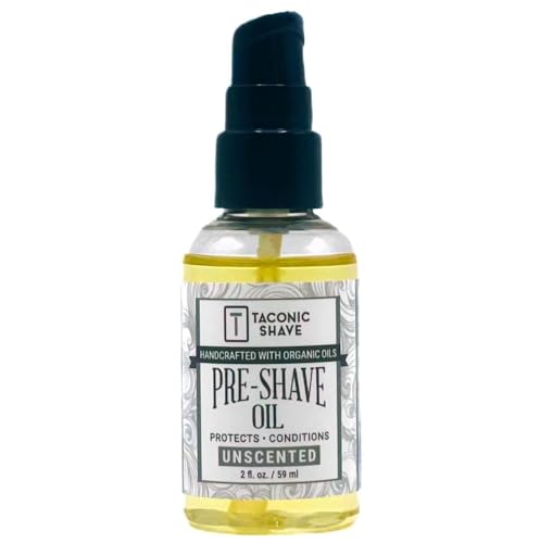 Taconic Shave Pre-Shave Oil - Protects Against Irritation, Organic Ingredients - 2 oz.
