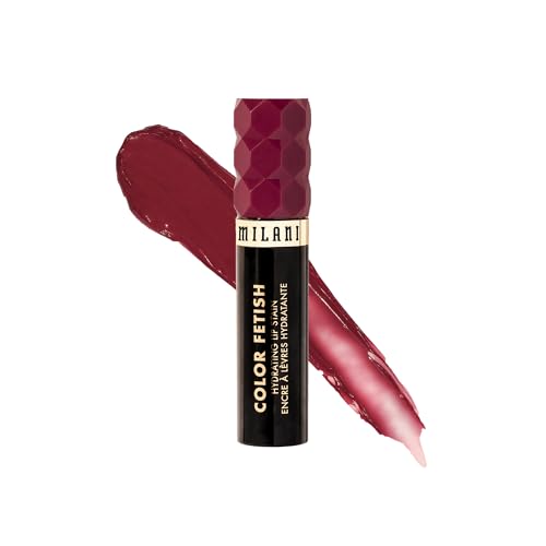 Milani Color Fetish Lip Stain - Hydrating & Long-Lasting, Cruelty-Free - 160 Bitten Berry