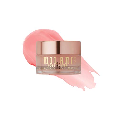 Milani Rose Butter Lip Mask - Nourishing Hydration, Antioxidant-Rich Formula - 0.5oz