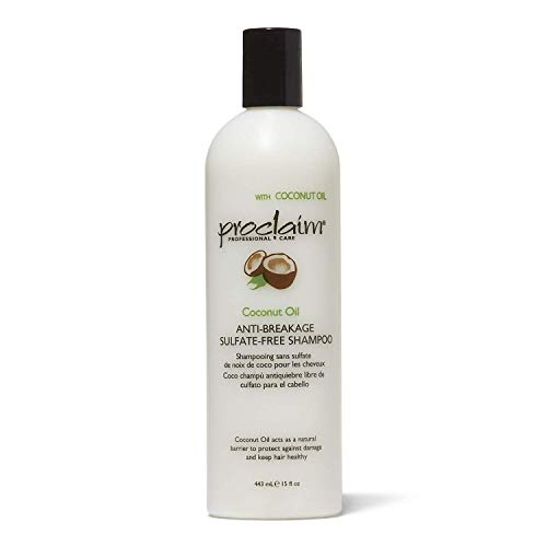Proclaim Coconut Oil Shampoo - Nourishes & Prevents Breakage, Gluten-Free Formula - 12oz