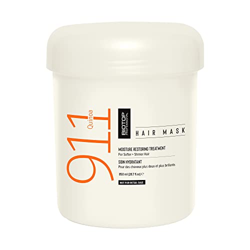 Biotop Professional 911 Quinoa Hair Mask - Repairs & Nourishes, No Parabens, 28.7 fl oz