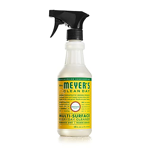 Mrs. Meyer's All-Purpose Cleaner Spray - Effective Dirt Removal, Honeysuckle Scent - 16 fl. oz