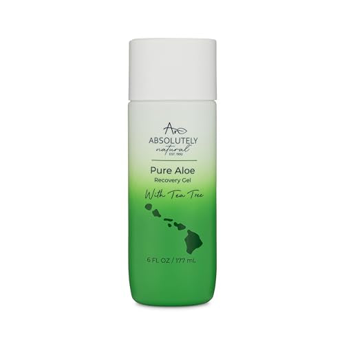 Absolutely Natural After Sun Gel - Soothes Sunburn & Rashes, Hydrating Aloe Vera - 6 oz