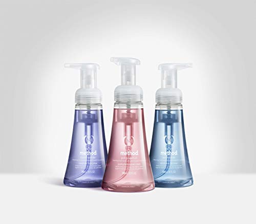 Method Foaming Hand Soap - Plant-Based Cleanser, Biodegradable, Sweet Water Scent - 10oz (3-Pack)