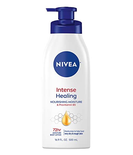 NIVEA Intense Healing Body Lotion - Deep Moisture, Nourishing Serum & Provitamin B5 - 16.9oz