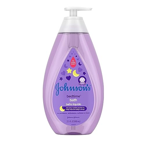 Johnson's Bedtime Baby Bath - Soothing NaturalCalm Aromas, Hypoallergenic, Tear-Free - 27.1 fl. oz