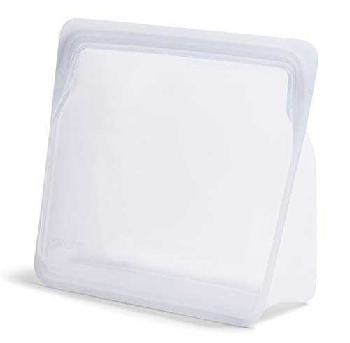 Stasher Silicone Reusable Storage Bags - Airtight Seal, BPA-Free, Dishwasher Safe - Mega & Snack