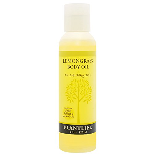 Plantlife Lemongrass Body Oil - Nourishing Hydration for All Skin Types - 4oz
